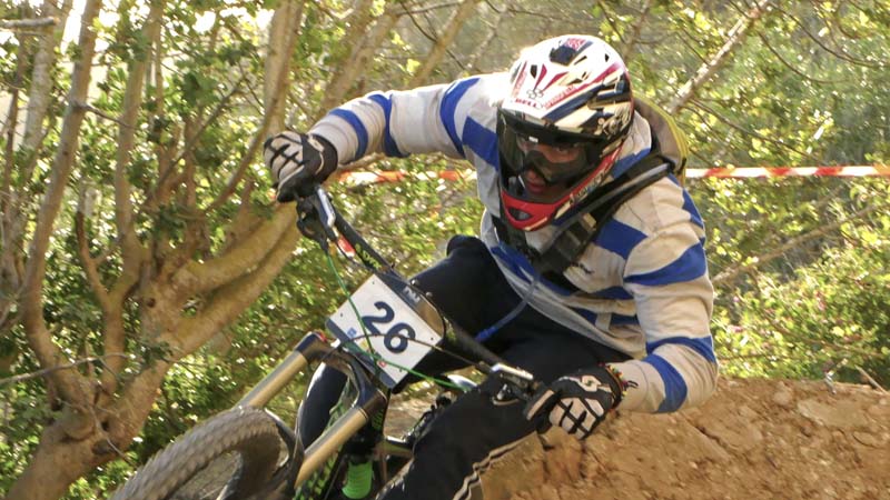 Thrills and spills for Mountain Bike Downhill season opener