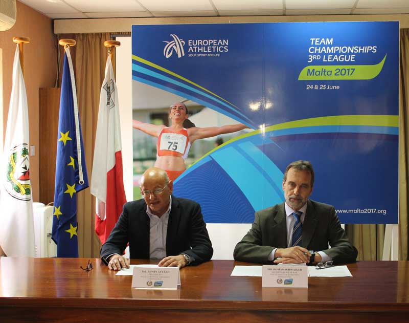 Malta to host 2017 European Athletics Championships Third League in June