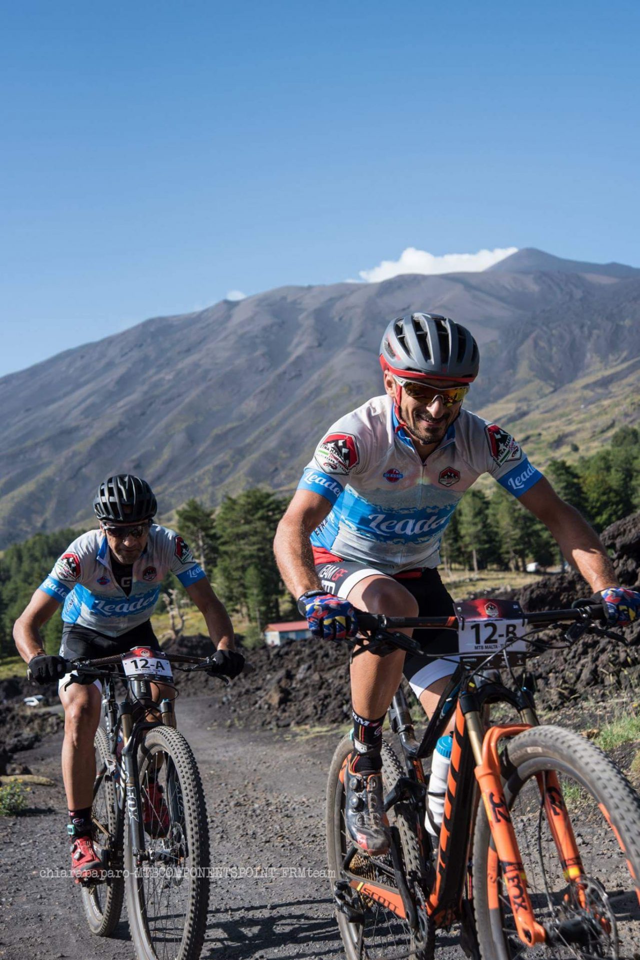 Maurice Formosa, Patrick Scicluna fly the Maltese flag high at gruelling Etna Marathon Tour.