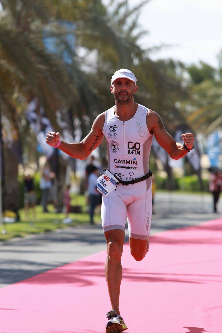 Triathlete Fabio Spiteri ends 2015 Triathlon season at the gruelling Dubai International Triathlon.