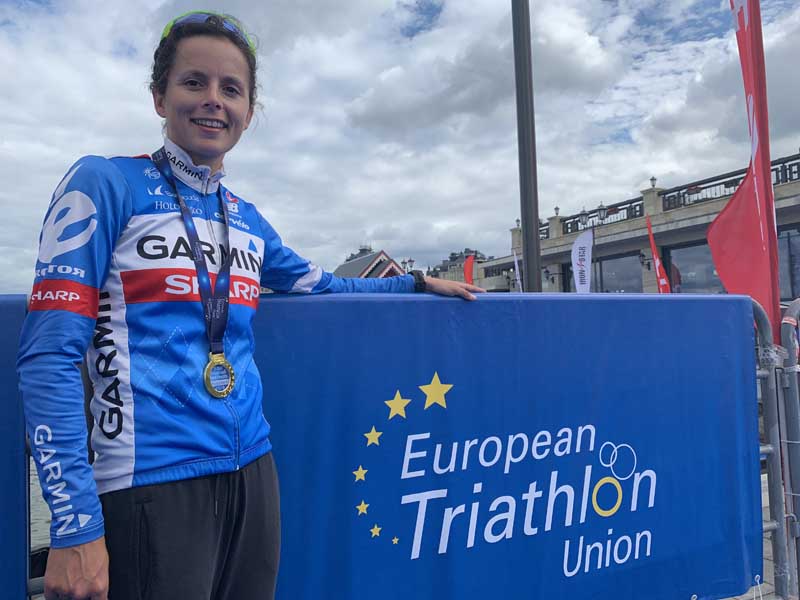 Hannah Cutajar leads the way at the European Triathlon Sprint Age Group Championships in Kazan