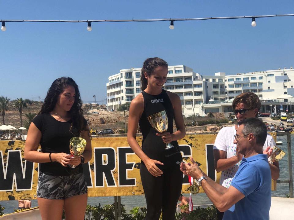 Strong Currents and swells still bring out strong performances at Birkirkara St. Joseph Garmin Open Water Swimming Competitions