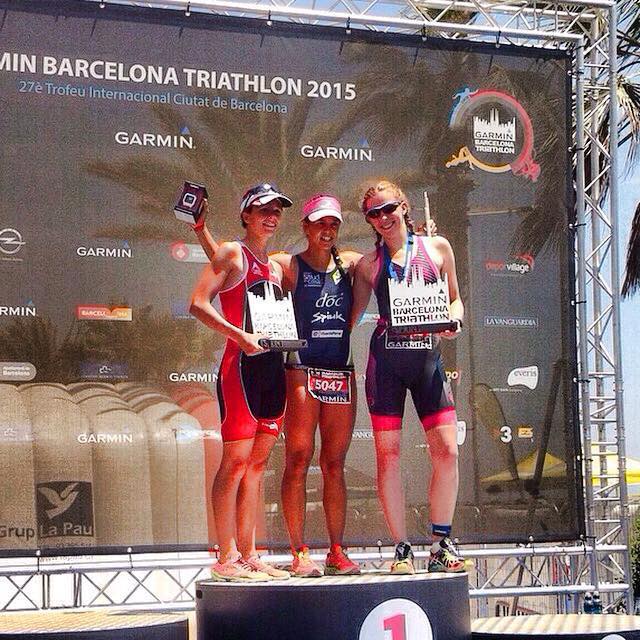 Success for Triathletes Hannah Pace and Graham Borg in the Garmin Barcelona Triathlon