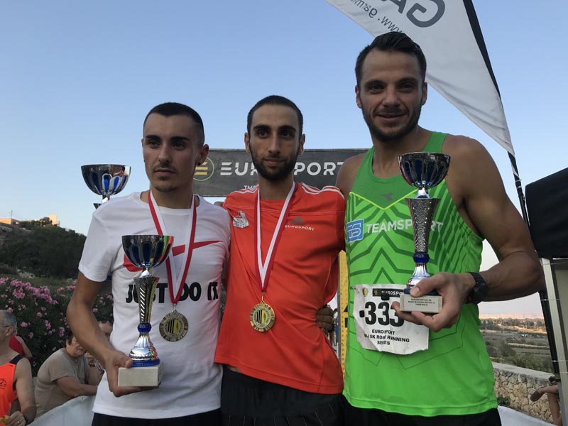 Luke Micallef, Lisa Bezzina take overall honours at Eurosport Birkirkara St. Joseph 5K Road Running Series