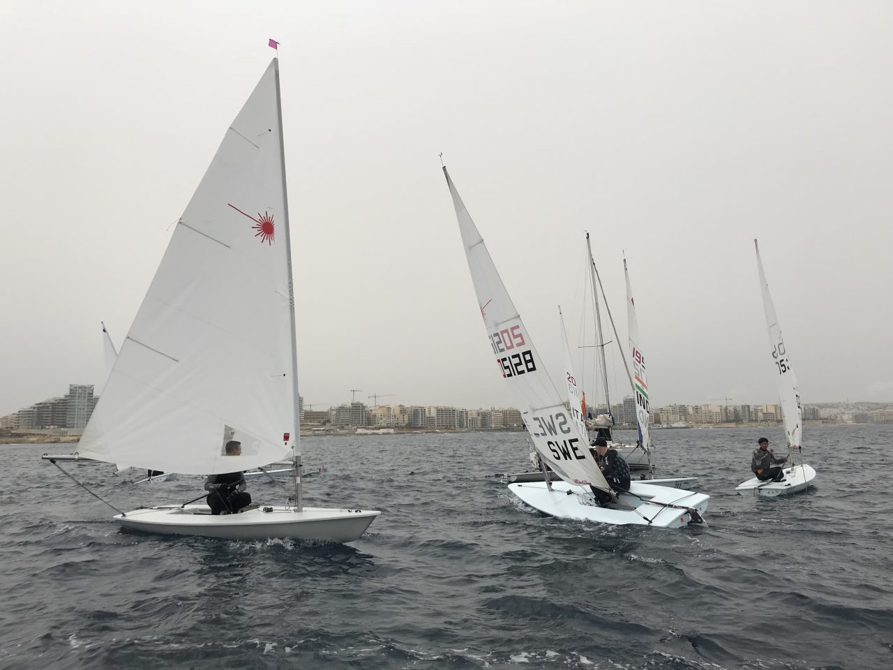 Ten Nations represented at the Royal Malta Yacht Club International Laser Regatta