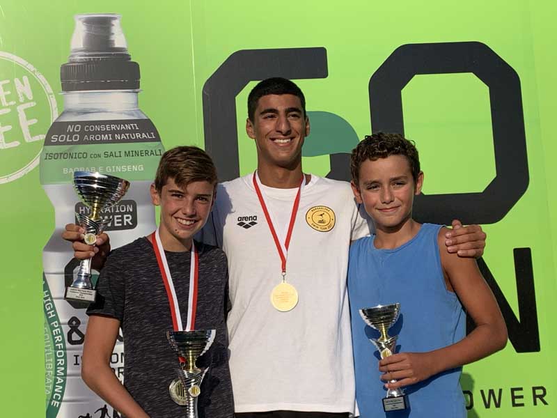 Debono Grech, Satariano take full honours at the Arena BSJ Open Water Swimming Championships.