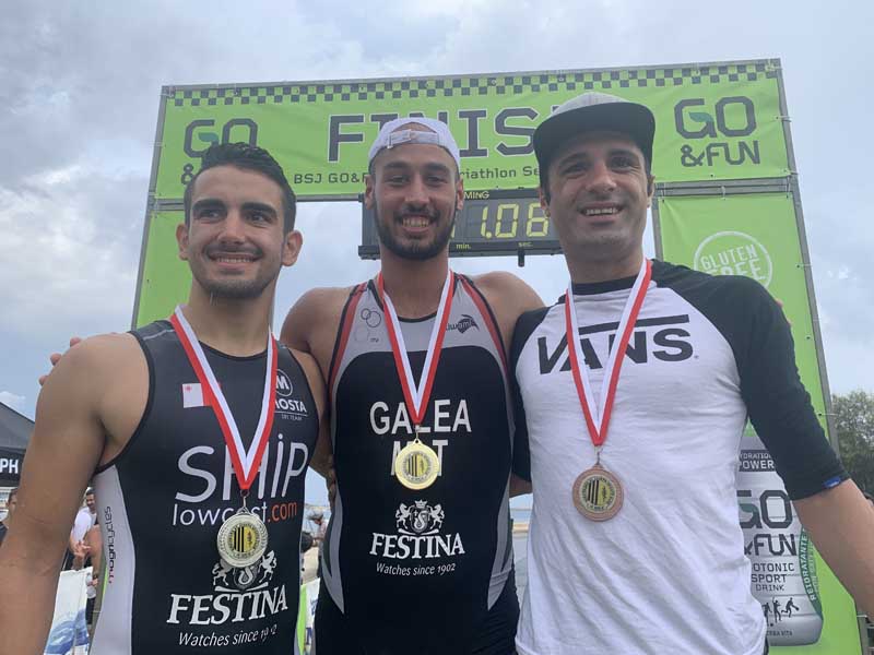Triathlon | Galea & Buttigieg win third race of the BSJ Go & Fun Sprint Triathlon Series