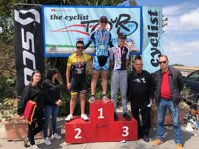Third Stage of The Cyclist Tour ta' Malta completed in Zebbug