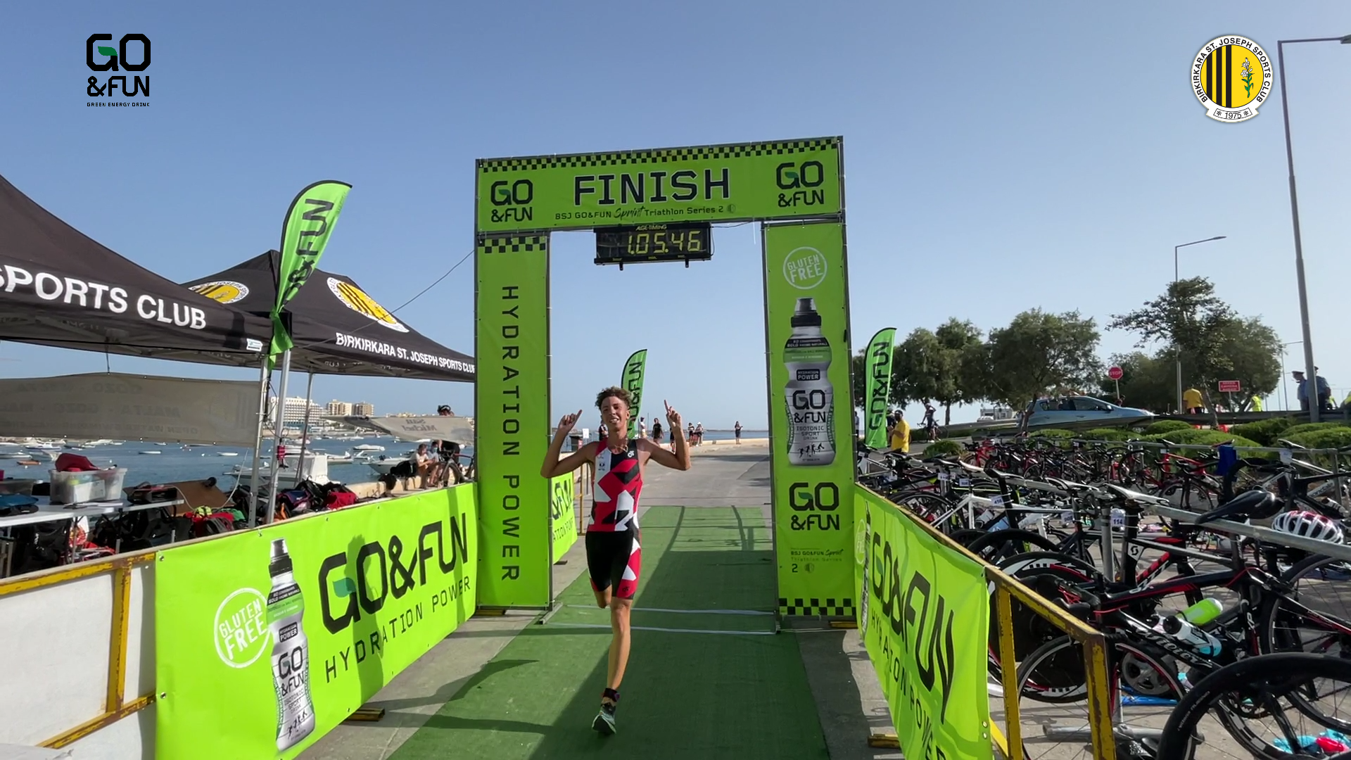 Kai Azzopardi Finish