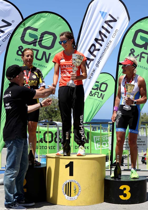 Garmin Ocean Lava Malta 113k Tri crowns Slovenia’s Meden, Malta’s Pace winners in windy and challenging conditions