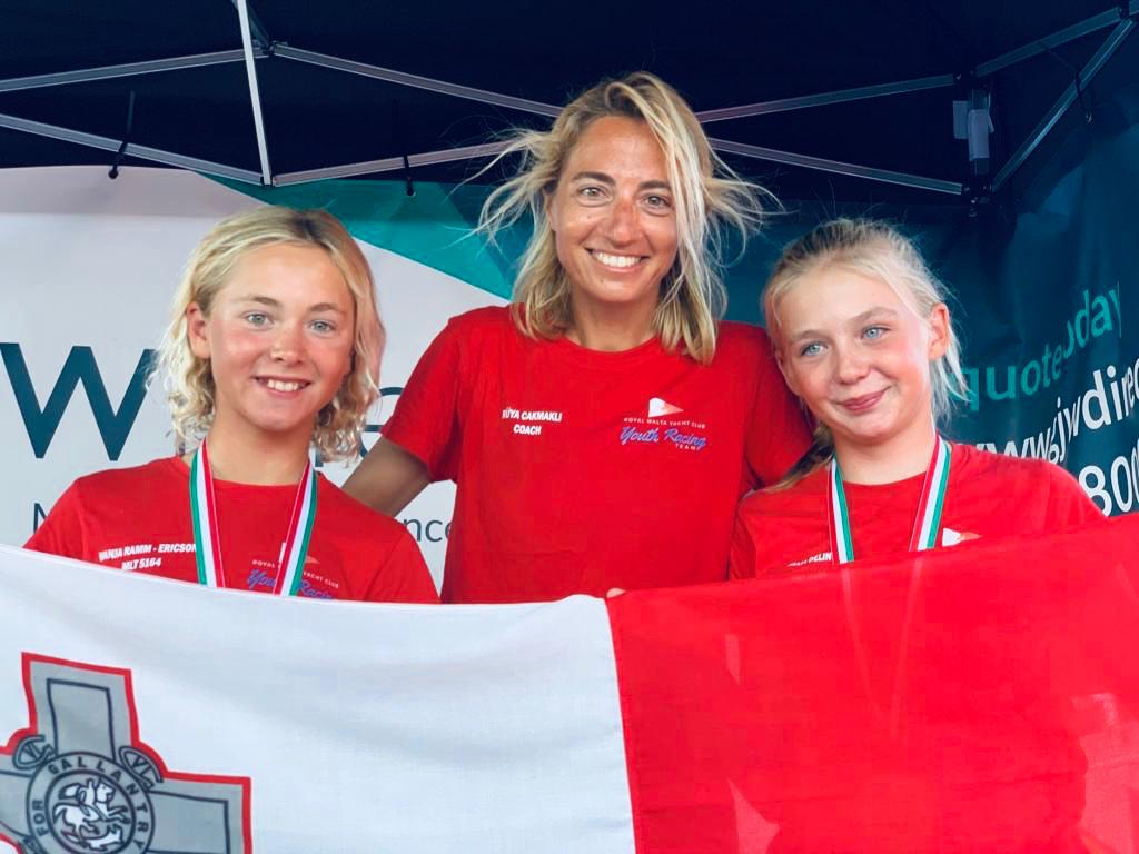 Royal Malta Yacht Club crews place 3rd in RS Feva Junior World Championships