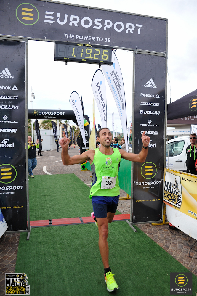 Charlton Debono, Lia Wijnberger claim top billing at the 27th Eurosport Malta International Challenge Marathon.